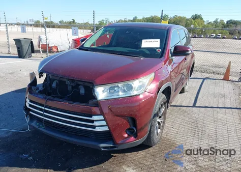 2017 Toyota Highlander Le из США, поврежденный, VIN 5TDZARFH1HS031949